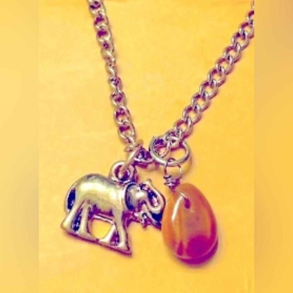 Tigereye Charm Necklace